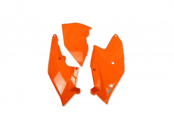 Side Panels orange for Ktm SX 250 - SX-F 450 - XC-W 250 TPI - EXC 250 TPI - XC-W 125 - SX-F 250 - EXC-F 500 - EXC-F 450 - EX...